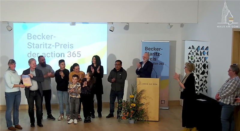 Preisträger*innen in der Kategorie 'Projekt': Die Menschen, die 'Casa San Antonio' durchführen